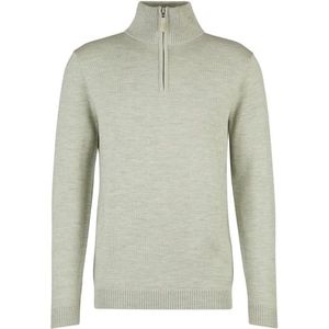 Stoic MerinoKnit MMXXKniva Half Zip Merinotrui (Heren |grijs/beige)