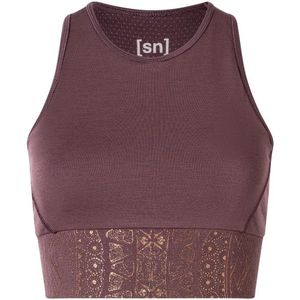 supernatural Womens Arabesque LF Top Sportbeha (Dames |purper)