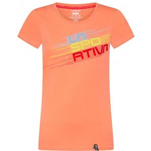 La Sportiva Womens Stripe Evo T-shirt (Dames |rood)