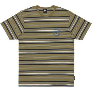 Quiksilver Tengha Stripe T-shirt (Heren |olijfgroen)