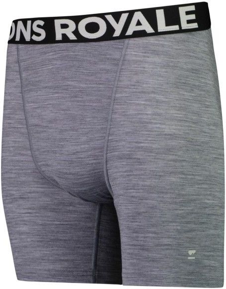 Mons Royale - Hold em - Boxer - Grijs - Merino-ondergoed