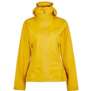 Rab Womens Kinetic 20 Jacket Regenjas (Dames |geel |waterdicht)