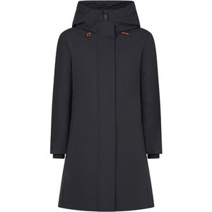 Save the Duck Womens Sienna Lange jas (Dames |grijs/zwart |waterdicht)