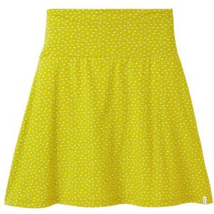 Tranquillo Womens Kurzer Jersey-Rock Rok (Dames |geel)