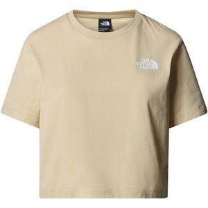 The North Face Womens Cropped Simple Dome Tee T-shirt (Dames |beige)