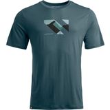 Ortovox - 140 Cool Landscape - T-shirt - Grijs - Merinoshirt