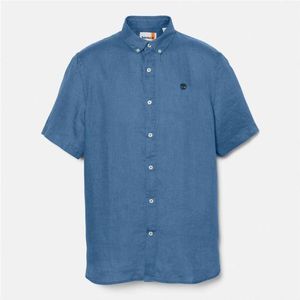 Timberland - Mill River - Overhemd - 100% Linnen - Korte Mouwen