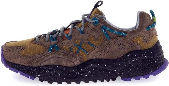 Flower Mountain - Yamabushi Uni - Sneakers - Bruin - Unisex - Leer