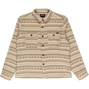 Billabong Kids Offshore Jacquard Flannel Overhemd (Kinderen |beige)