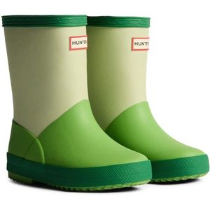 HUNTER - Regenlaarzen - Beige Groen Lichtgroen Rood