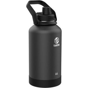 Takeya Actives Insulated Bottle 1900 ml Isoleerfles (grijs/zwart)