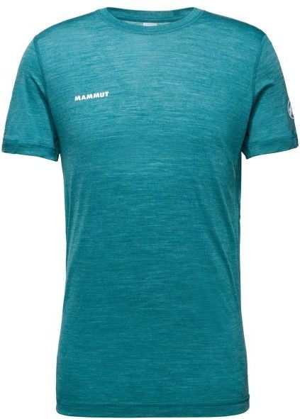 Mammut - Tree Wool - Firstlayer T-Shirt - Turkoois - Sportshirt