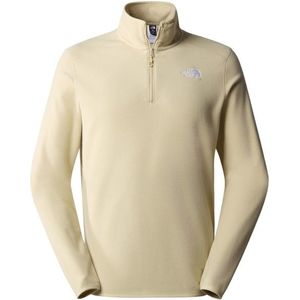 The North Face 100 Glacier 1/4 Zip Fleecetrui (Heren |beige)