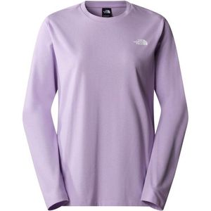 The North Face Womens L/S Simple Dome Tee Longsleeve (Dames |purper)