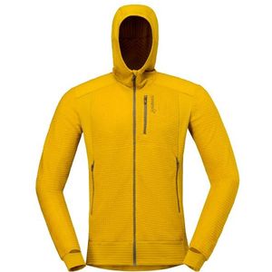 Norrona Falketind Alpha120 Zip Hood Fleecevest (Heren |geel)