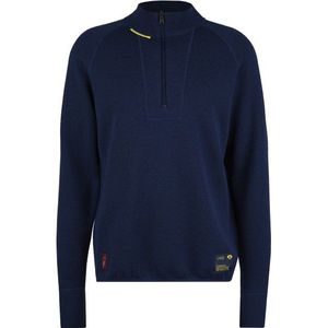 Transhumance Pullover Mit Zip Merinotrui (Heren |blauw)