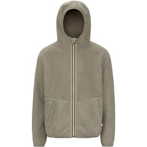 K-Way, Heren, Jassen, Grijs, Maat: XL Fleece,