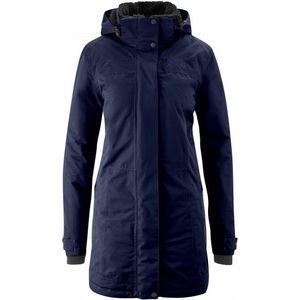 Dames - Wintermantel - Donkerblauw - 100% Polyester - Regular Fit