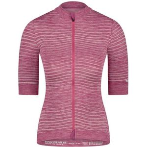 Shimano Womens Evolve Terra Seamless Short Sleeves Jersey Fietsshirt (Dames |roze)