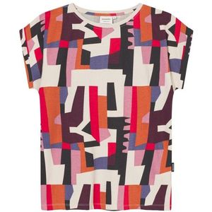 DEDICATED Womens T-Shirt Visby Abstract Chaos T-shirt (Dames |meerkleurig)