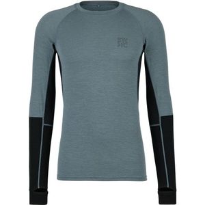 Stoic MerinoMesh150 SadjemSt L/S Merinoshirt (Heren |grijs)