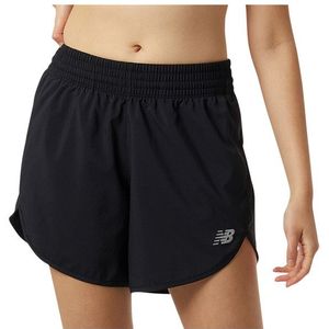 New Balance Womens Accelerate 5 Shorts Hardloopshort (Dames |zwart)