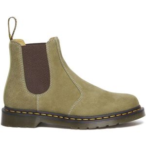 Dr Martens 2976 Tumbled Nubuck + EH Suede Hoge schoenen (olijfgroen)