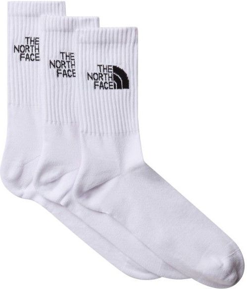 The North Face - Everyday Standard Crew Sock - Wit - Multifunctionele Sokken - 3-Pack