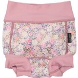 Mikk-Line - Baby Swim Pant Frill Recycled AOP - Zwembroek - Roze