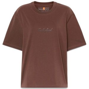 Timberland Womens Lush Comfort S/S Tee T-shirt (Dames |bruin)