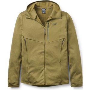 Rab - Ascendor Hoody - Fleecevest - Olijfgroen