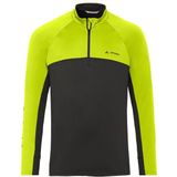 Vaude - Virt Qzip L/S Shirt II - Longsleeve - Zwart/Groen