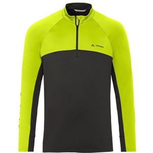 Vaude - Virt Qzip L/S Shirt II - Longsleeve - Zwart/Groen
