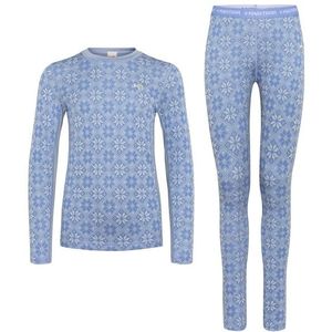 Kari Traa - Kids Hennie Set - Merino-ondergoed - Purper