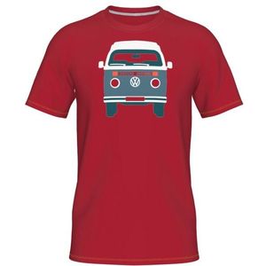 Elkline Four Wheels To Freedom Baywindow T-shirt (rood)
