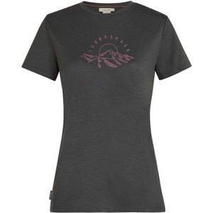 Icebreaker - Merino 150 Tech Lite - T-shirt - Zwart - Korte Mouwen