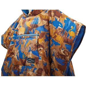 Therm-a-Rest Honcho Poncho - Bruin - 100% Polyester - Isolerend - Capuchon