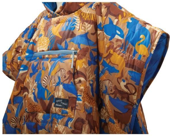 Therm-a-Rest Honcho Poncho - Bruin - 100% Polyester - Isolerend - Capuchon