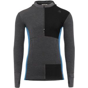 Aclima Warmwool Hood Sweater Net Merinotrui (Heren |grijs)