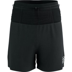 Compressport Trail Racing 2-In-1 Short Hardloopshort (Heren |zwart)