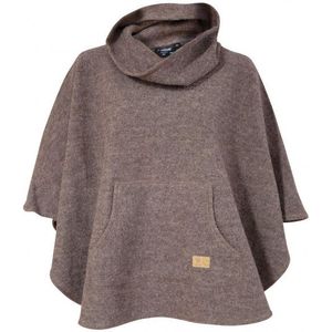 Ivanhoe of Sweden Womens NLS Humla Poncho (Dames |bruin)