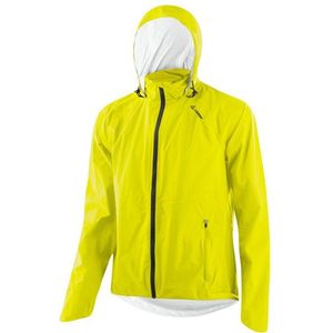Löffler Jacket with Hood Comfort Fit WPM Pocket Fietsjack (Heren |geel |waterdicht)