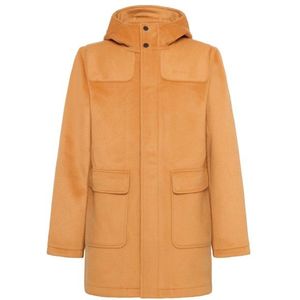 KnowledgeCotton Apparel Felted Wool Duffle Coat Wollen vest (Heren |oranje)