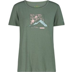 CMP Womens Bomboo T-Shirt T-shirt (Dames |olijfgroen)