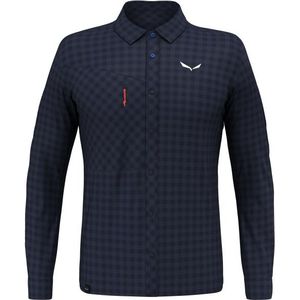 Salewa Puez Dry L/S Shirt Overhemd (Heren |blauw)