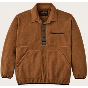 Filson Pile Fleece Pullover Fleecetrui (Heren |bruin)