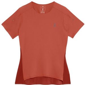 On Womens Performance-T Hardloopshirt (Dames |rood)