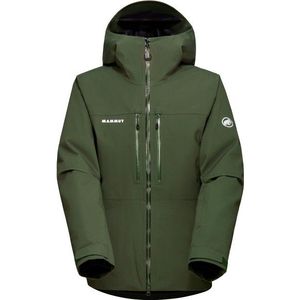 Mammut - Ski jassen - Stoney HS Thermo Hooded Jacket Men Dark Marsh voor Heren - Maat S - Kaki