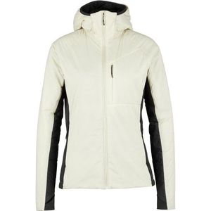 Stoic Womens MountainWool60 JokkmokkSt Hybrid Hoody Isolatiejack (Dames |wit)