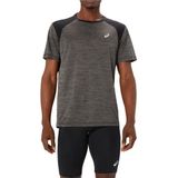 Asics Road S/S Top Hardloopshirt (Heren |bruin)